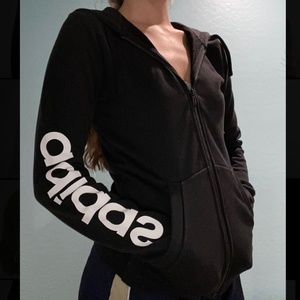 Zip up adidas jacket